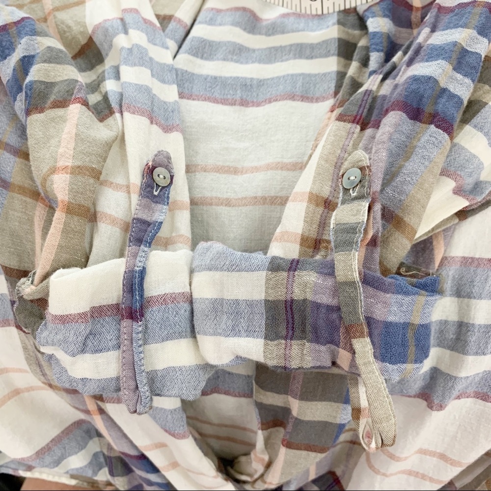 Zara Woman Plaid Crossover Top - Picture 5 of 10